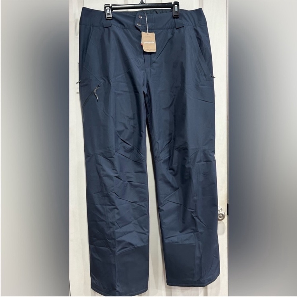 Patagonia Men's Xl Insulated Powder Town Snow Ski Snowboard Pants Dark Blue Nwt